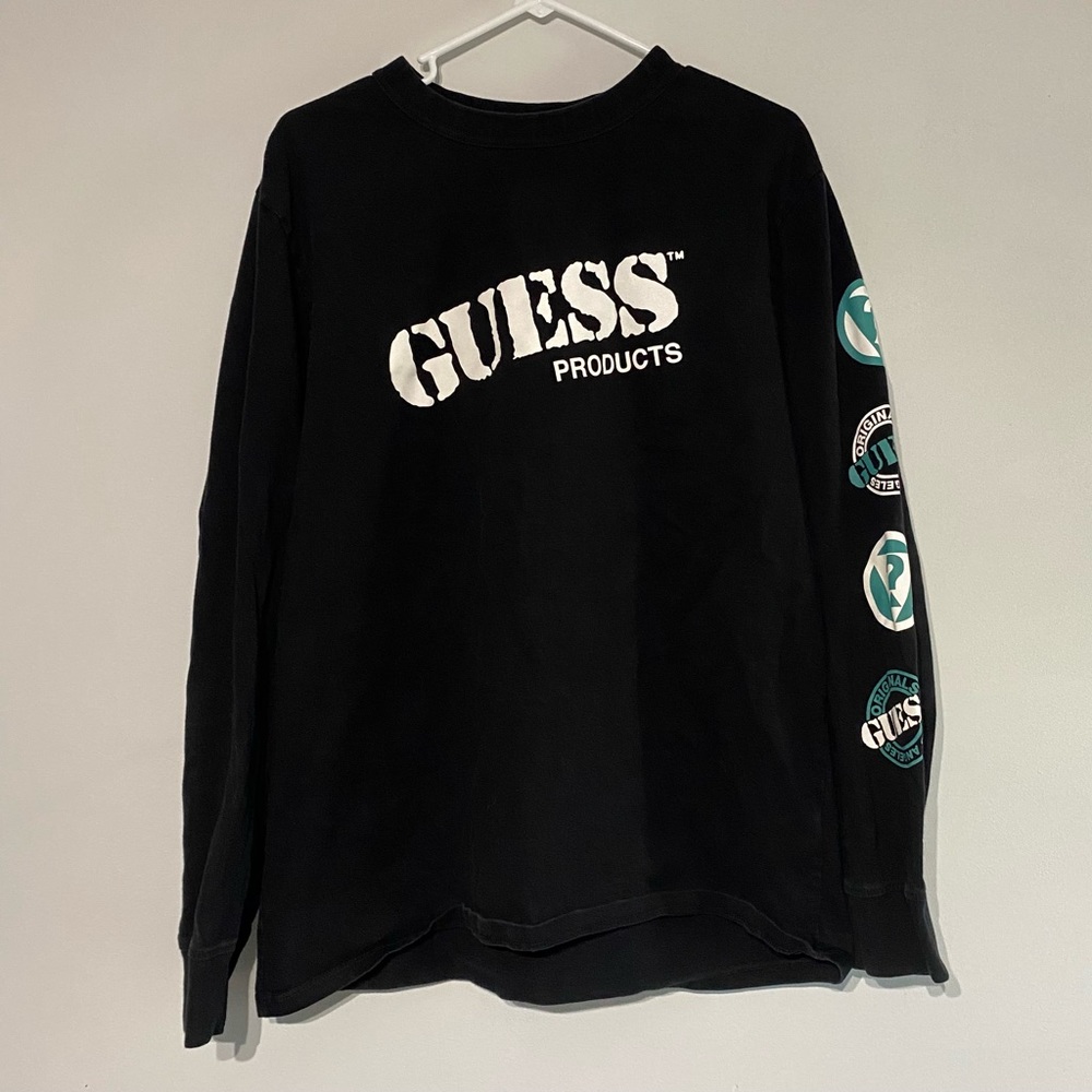 black guess long sleeve